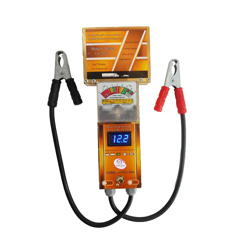 تستر طلایی 100 امپر 1 تستر باتری و دینام آنالوگ، دیجیتال 100 آمپر ASL7000