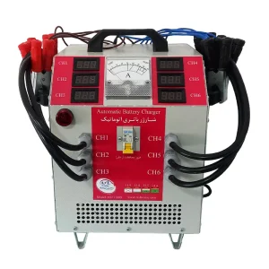 شارژر باتری صنعتی اتوماتیک 6 باتری 12 ولت مدل ASL11000